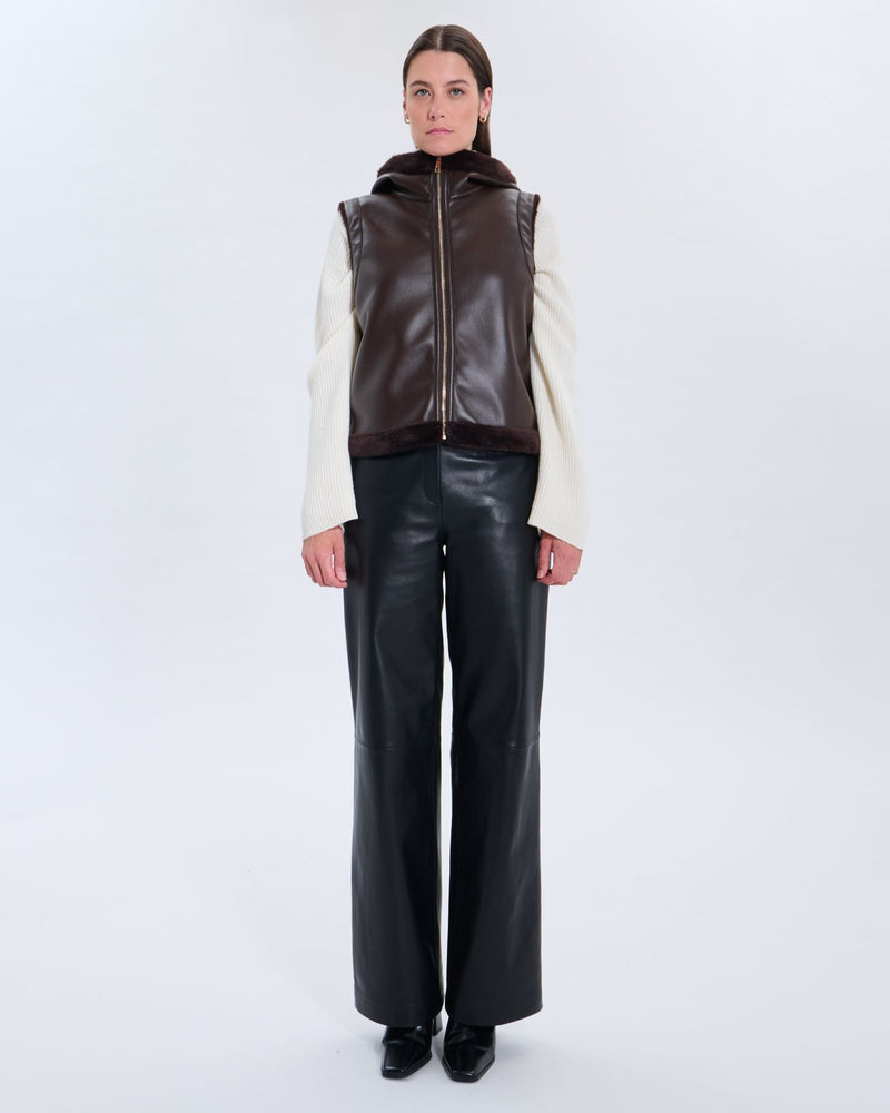 Gilet Gentab chocolat_4
