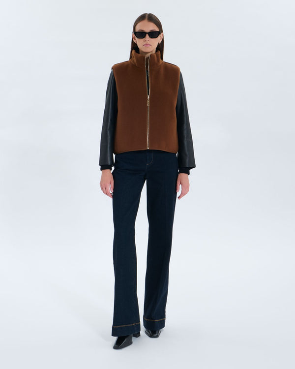 Gilet Grazie tabac_1