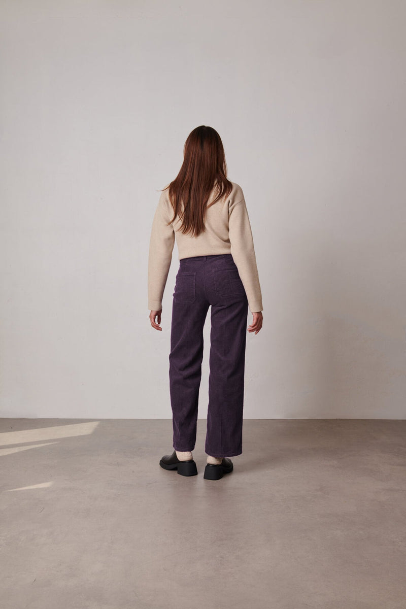 Pantalon Wham Trendy Corduroy - Prune