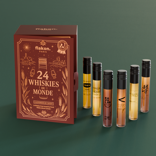 Coffret 24 Whiskies Du Monde
