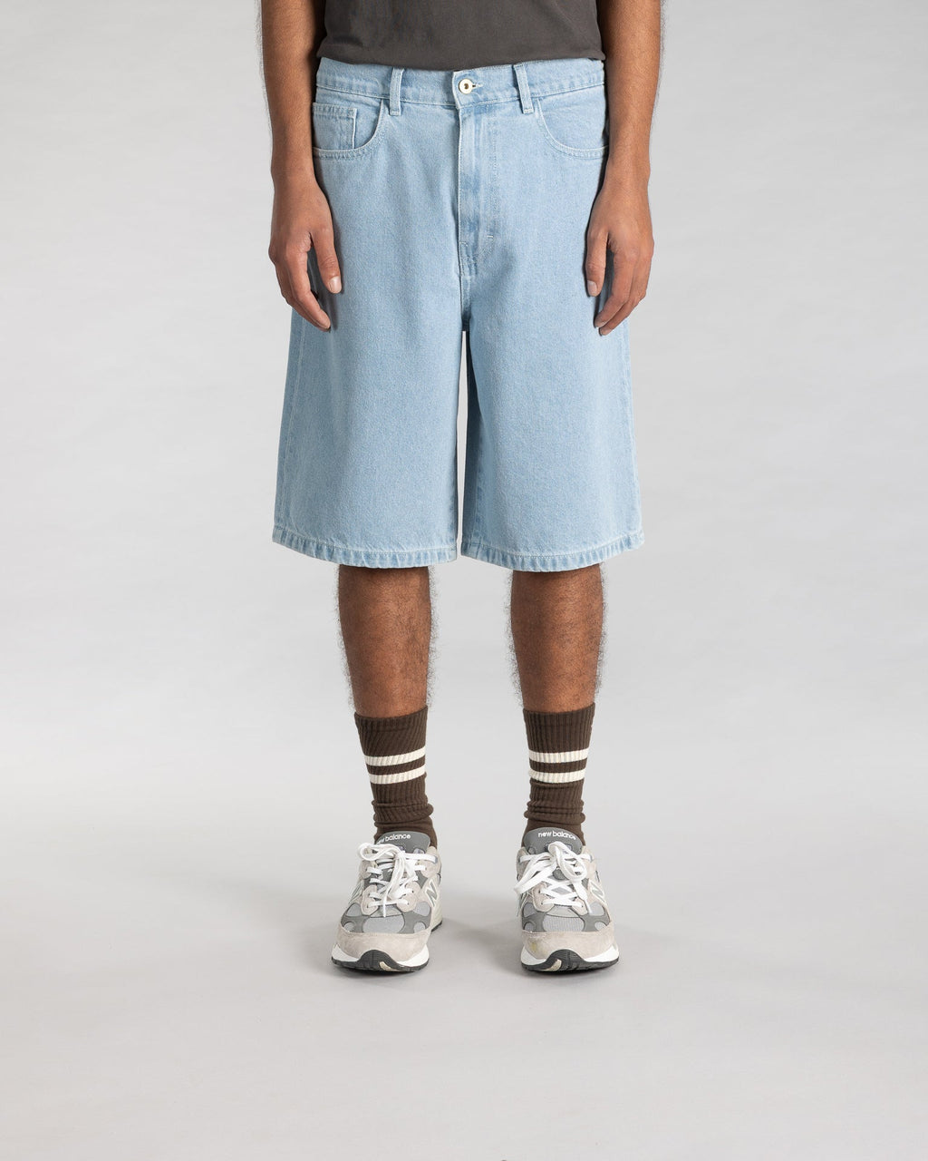 Wide 5 Short - Ice Stone Denim