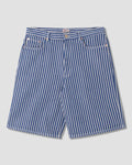 Wide 5 Short - Indigo/Natural Hickory