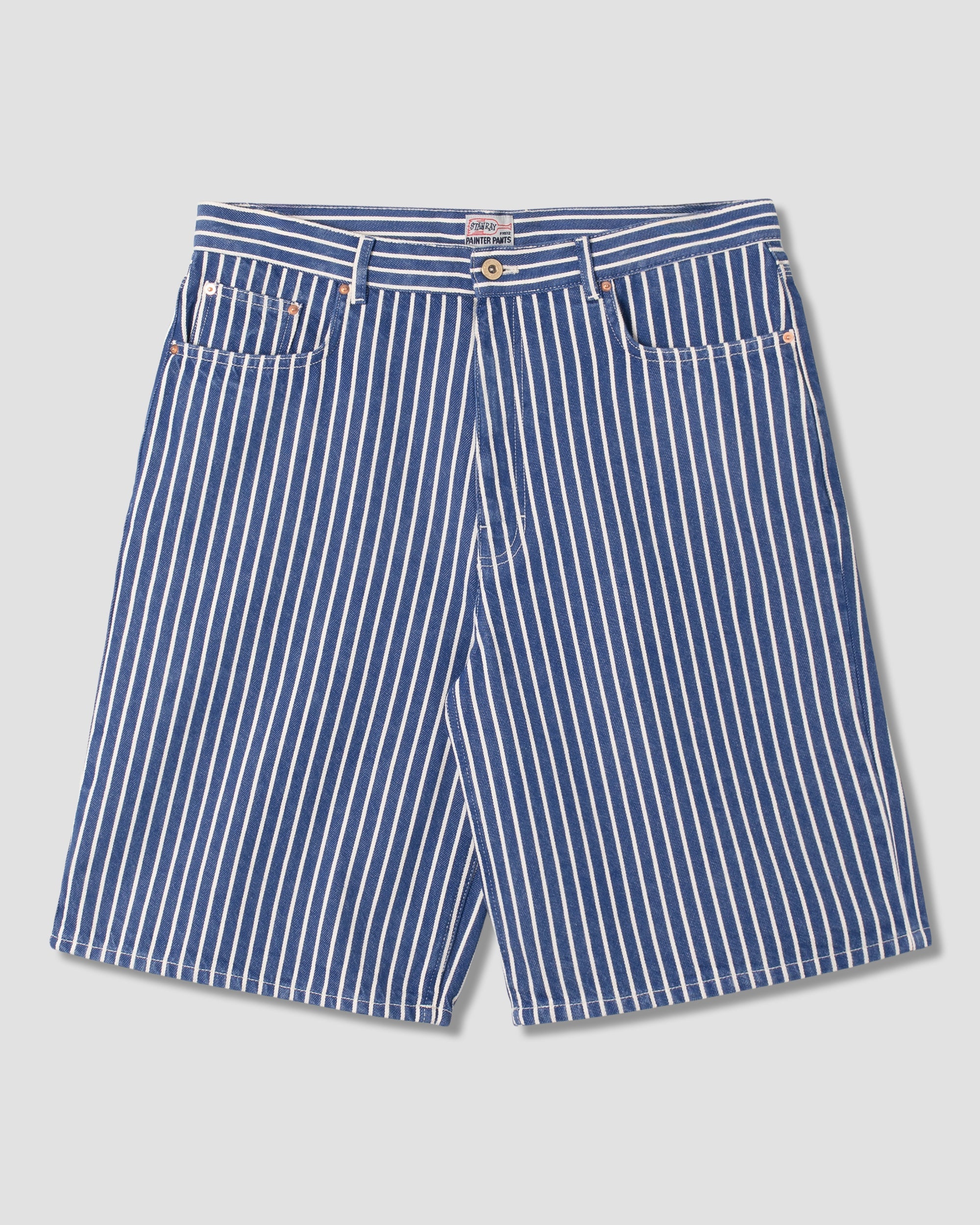 Wide 5 Short - Indigo/Natural Hickory