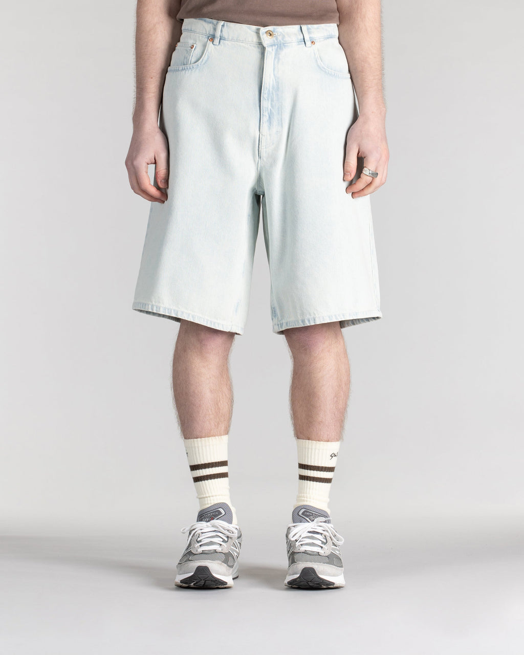 Wide 5 Short - Lite Blue Denim