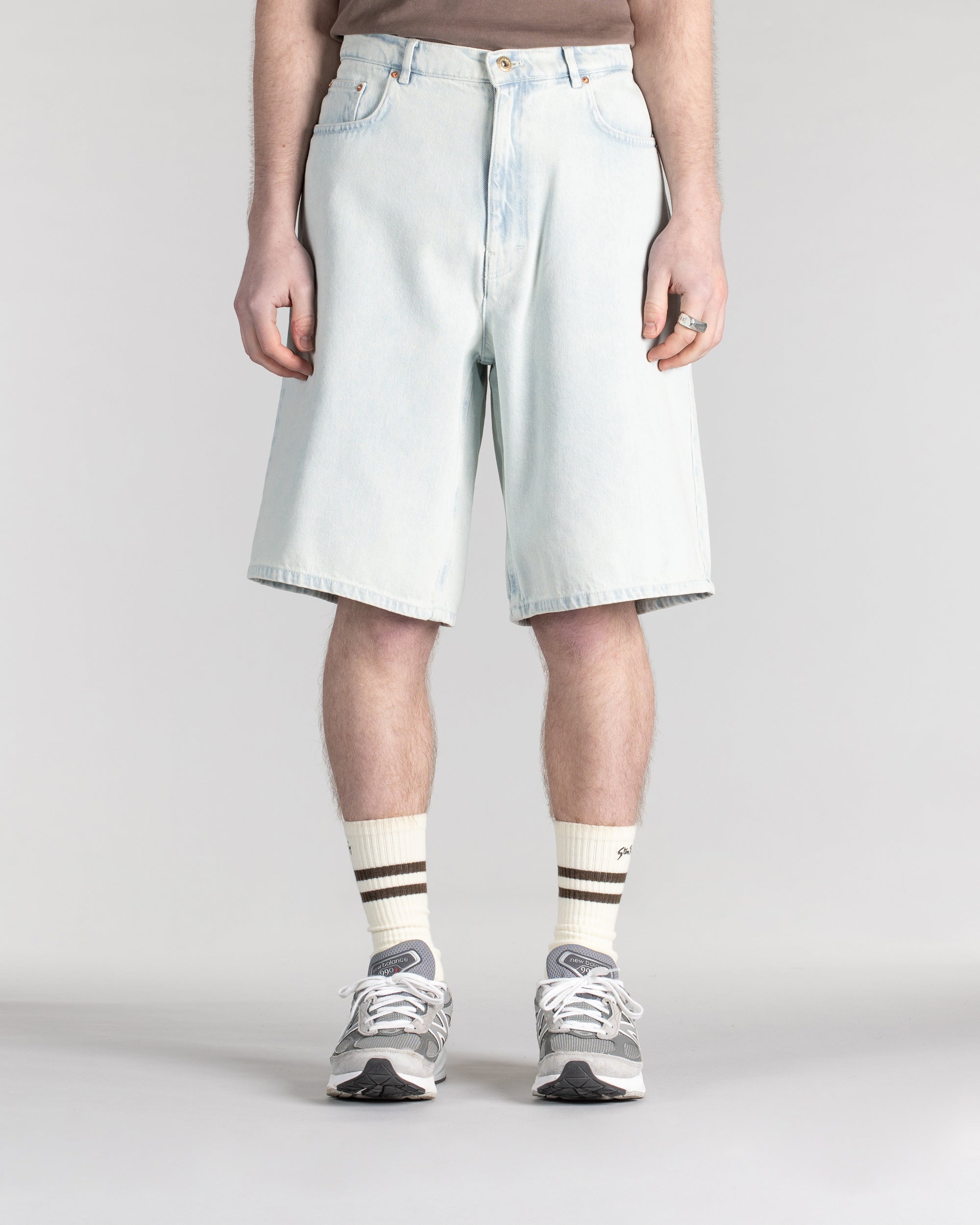 Wide 5 Short - Lite Blue Denim