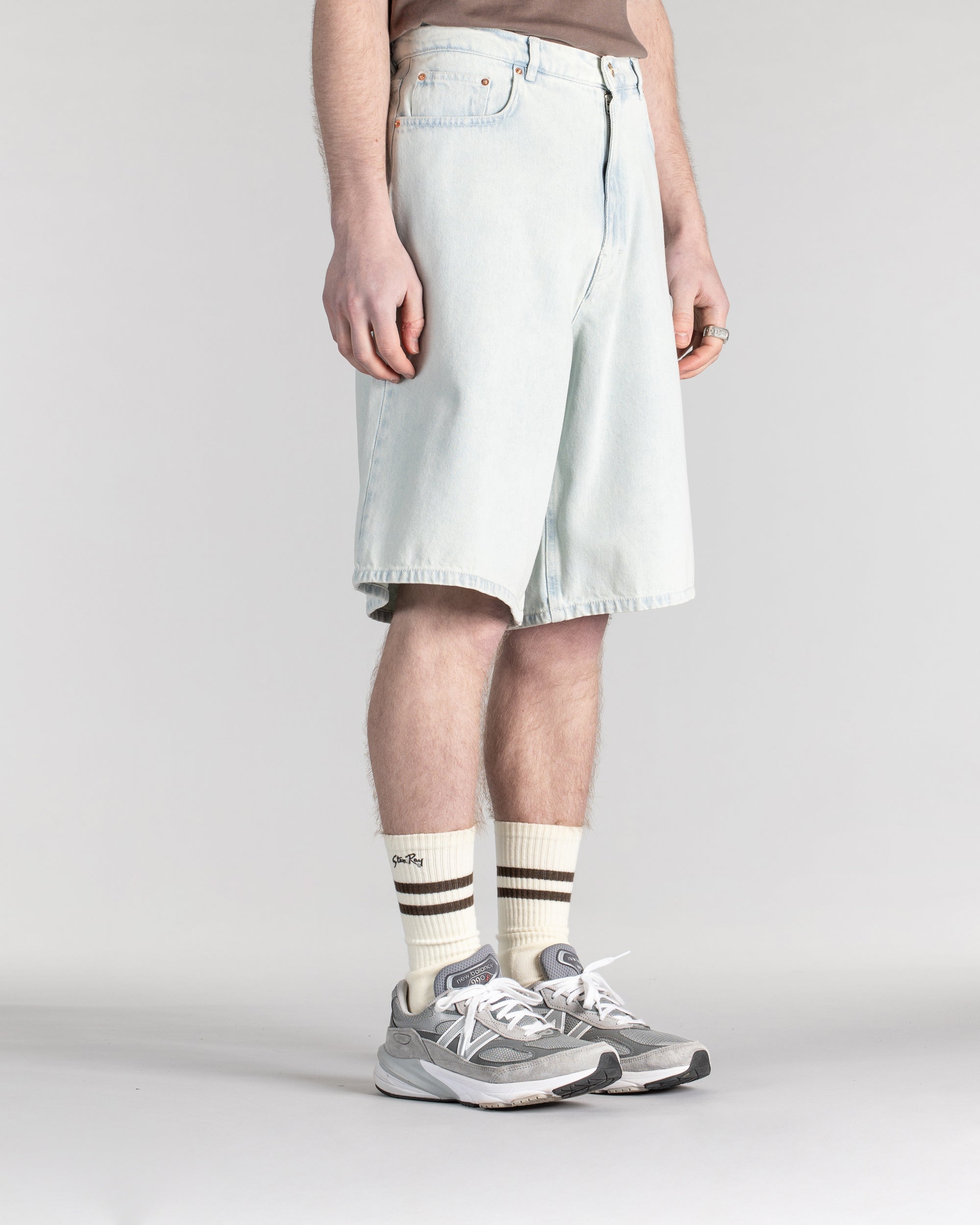 Wide 5 Short - Lite Blue Denim