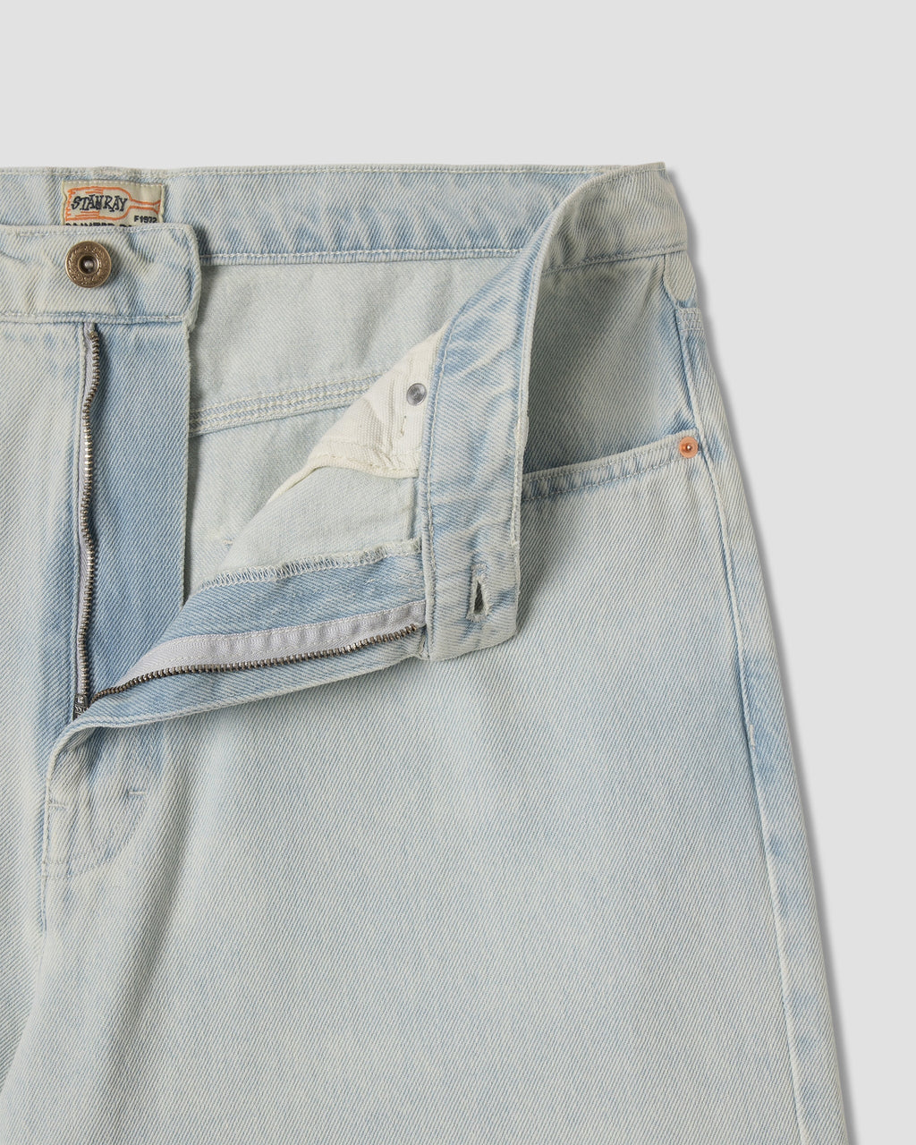 Wide 5 Short - Lite Blue Denim