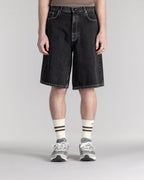 Wide 5 Short - Washed Black