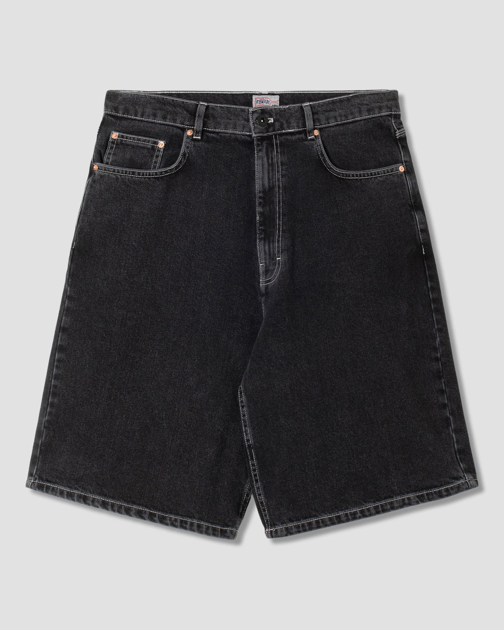 Wide 5 Short - Washed Black