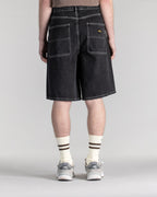 Wide 5 Short - Washed Black