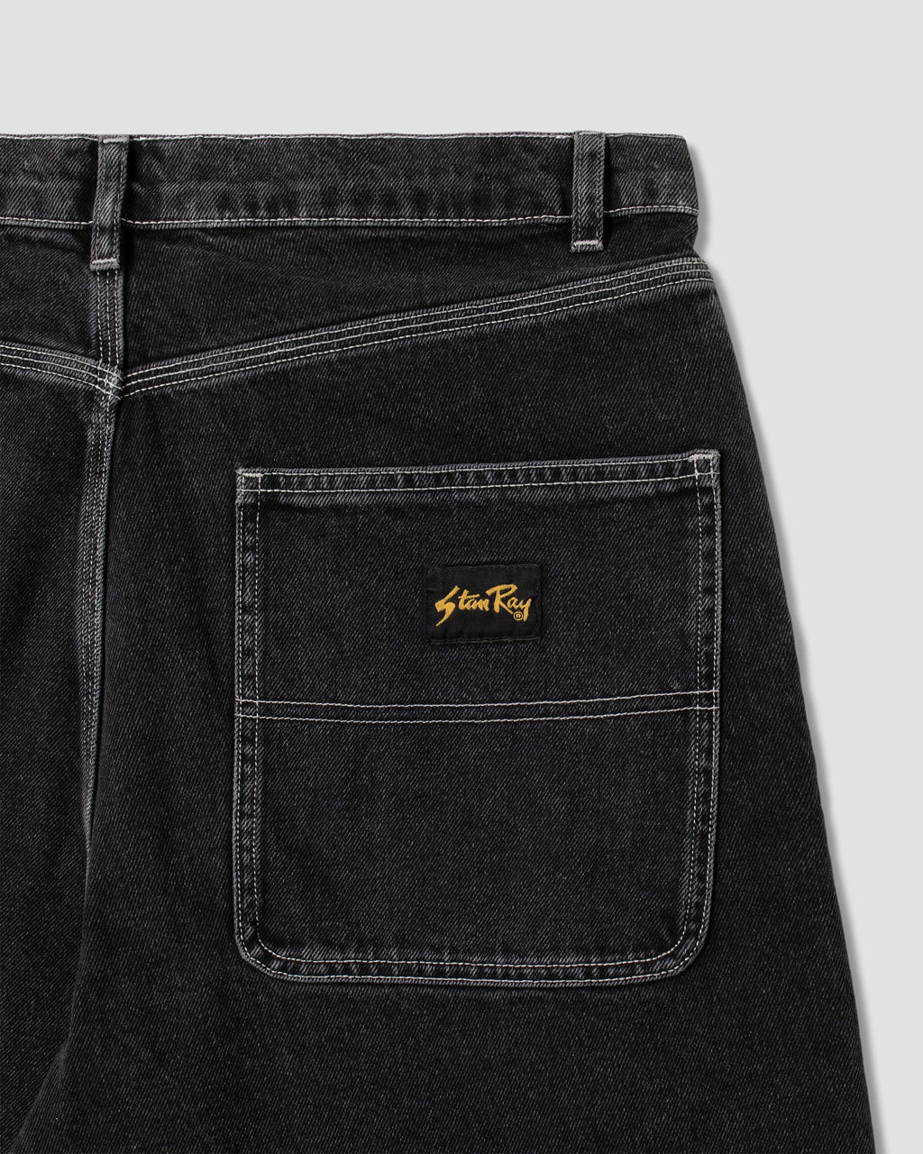 Wide 5 Short - Washed Black