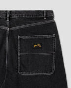 Wide 5 Short - Washed Black
