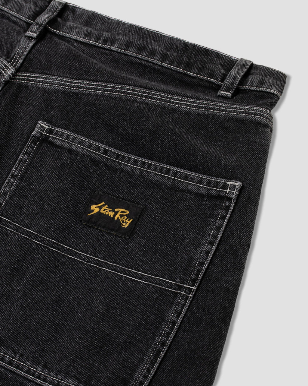 Wide 5 Short - Washed Black