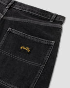 Wide 5 Short - Washed Black