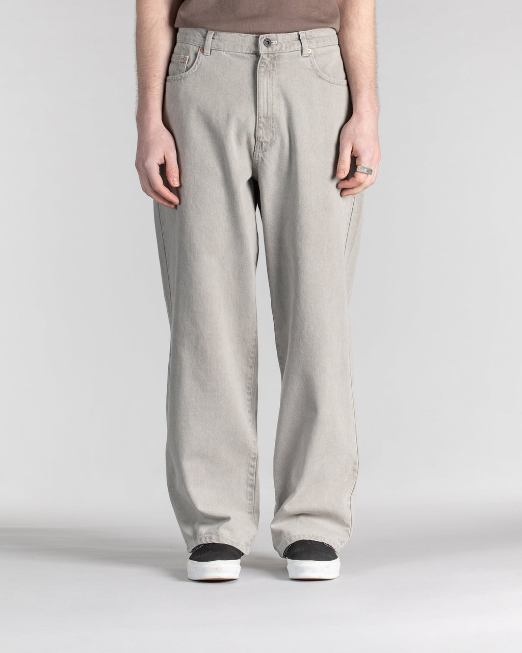 Wide 5 - Faded Grey Denim