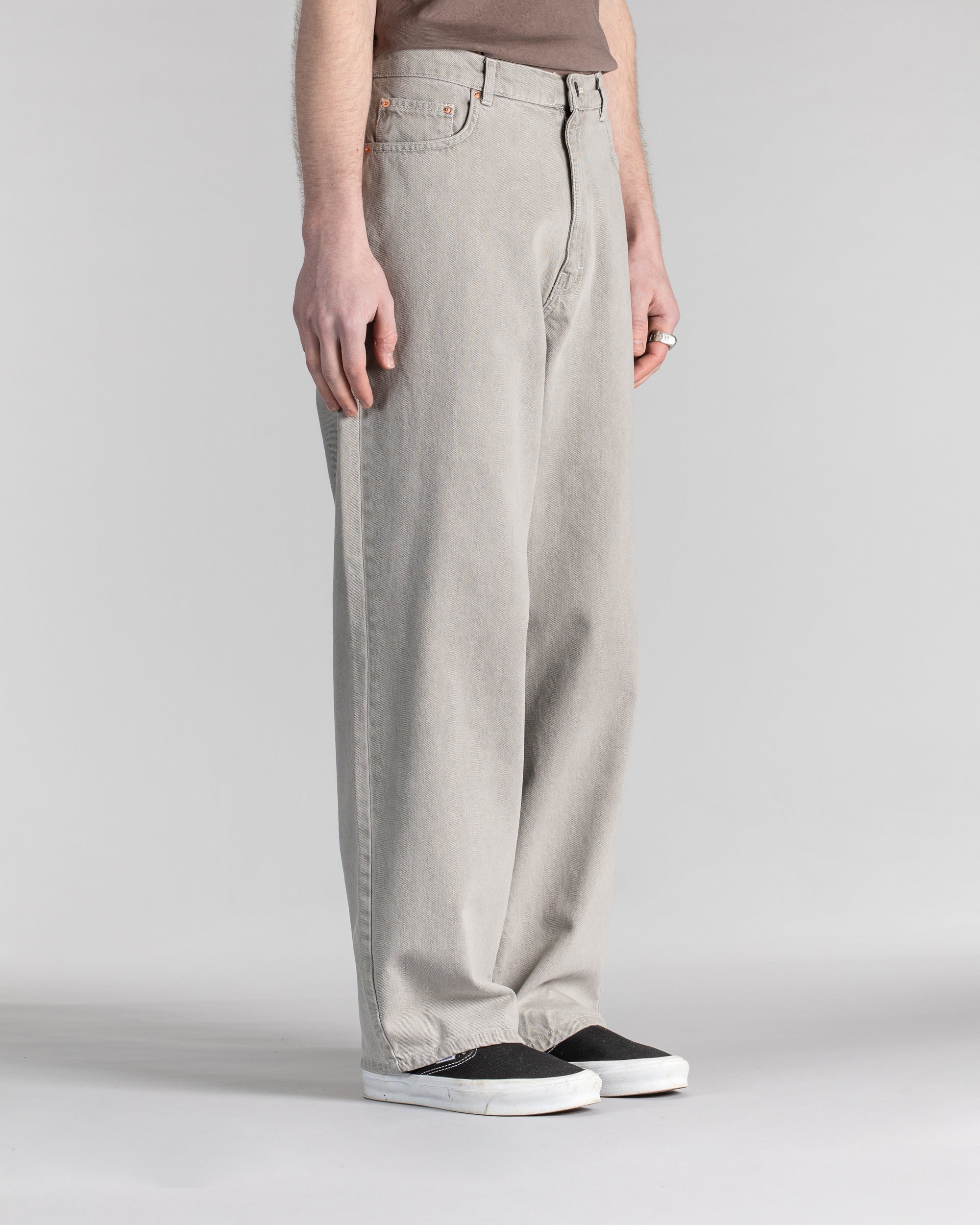 Wide 5 - Faded Grey Denim