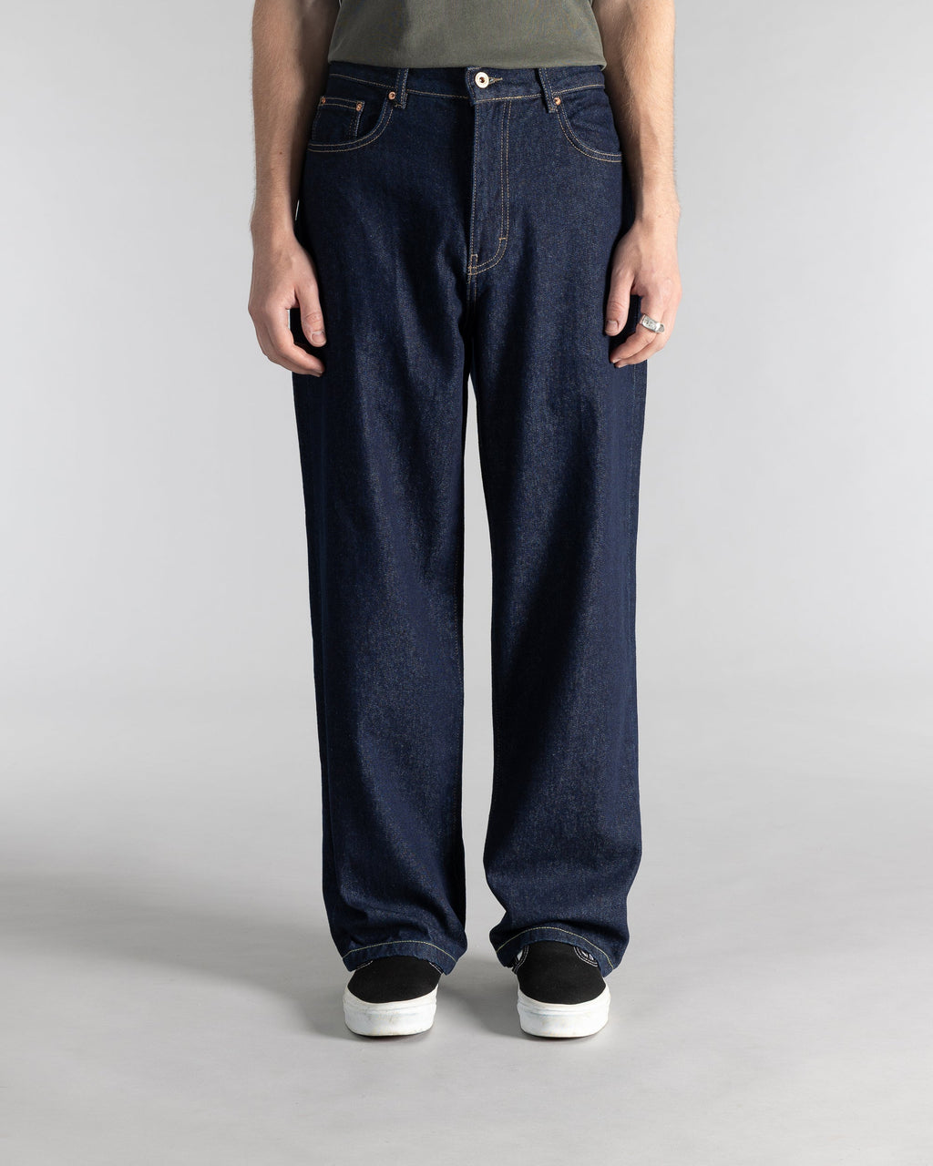Wide 5 - Single Rinse Denim