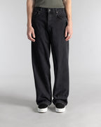 Wide 5 - Stonewashed Black Denim