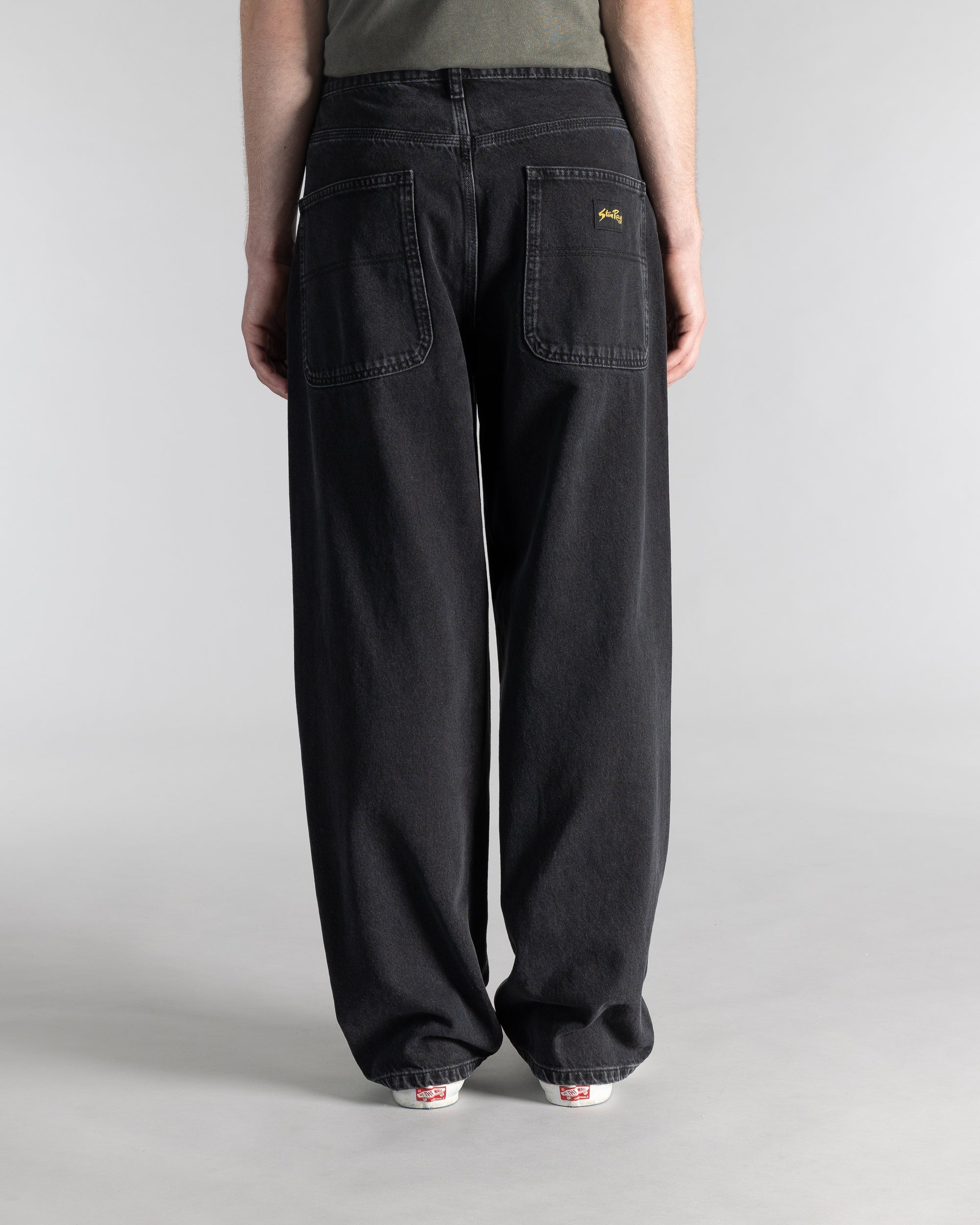 Wide 5 - Stonewashed Black Denim
