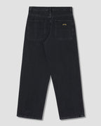 Wide 5 - Stonewashed Black Denim