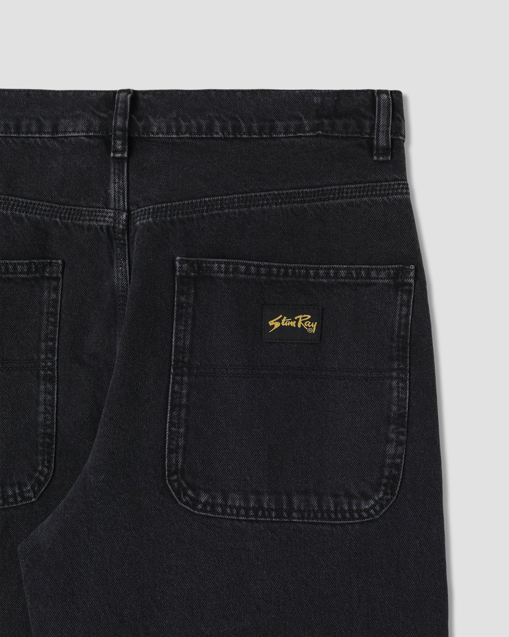 Wide 5 - Stonewashed Black Denim