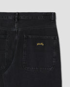 Wide 5 - Stonewashed Black Denim