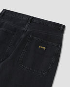 Wide 5 - Stonewashed Black Denim