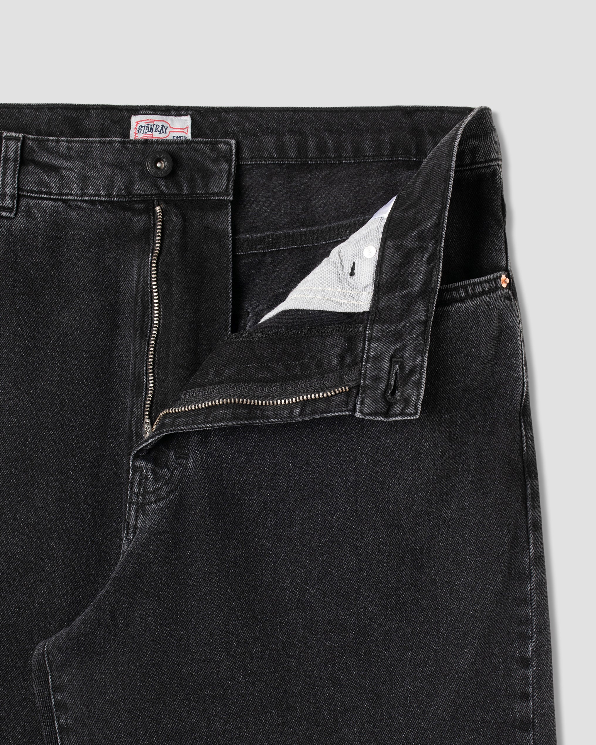 Wide 5 - Washed Black
