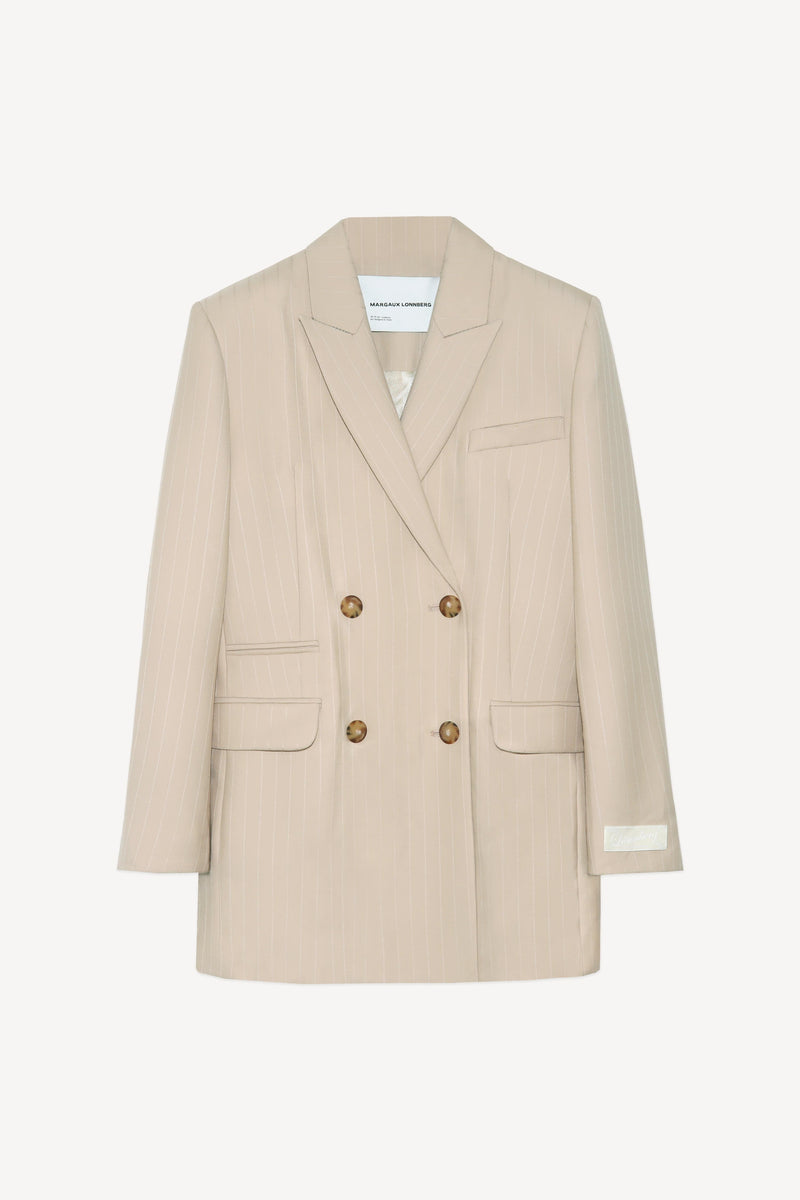 Wilby Jacket - Beige Stripes