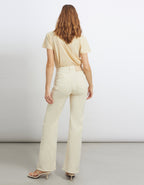 Jean Wide Willow Color - Milkshake - Femme