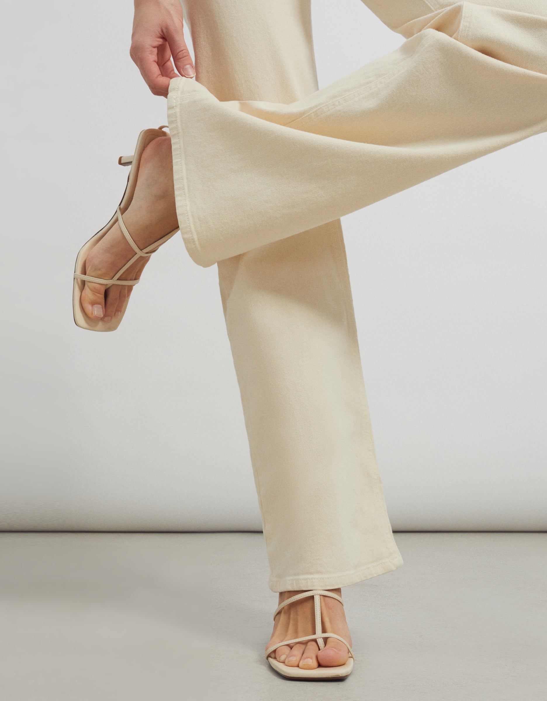 Jean Wide Willow Color - Milkshake - Femme