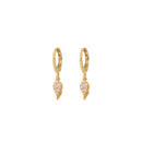 Mini Creoles Dorees Wing