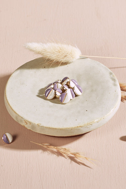 Boutons Wink Off-White - Divine Parma x10