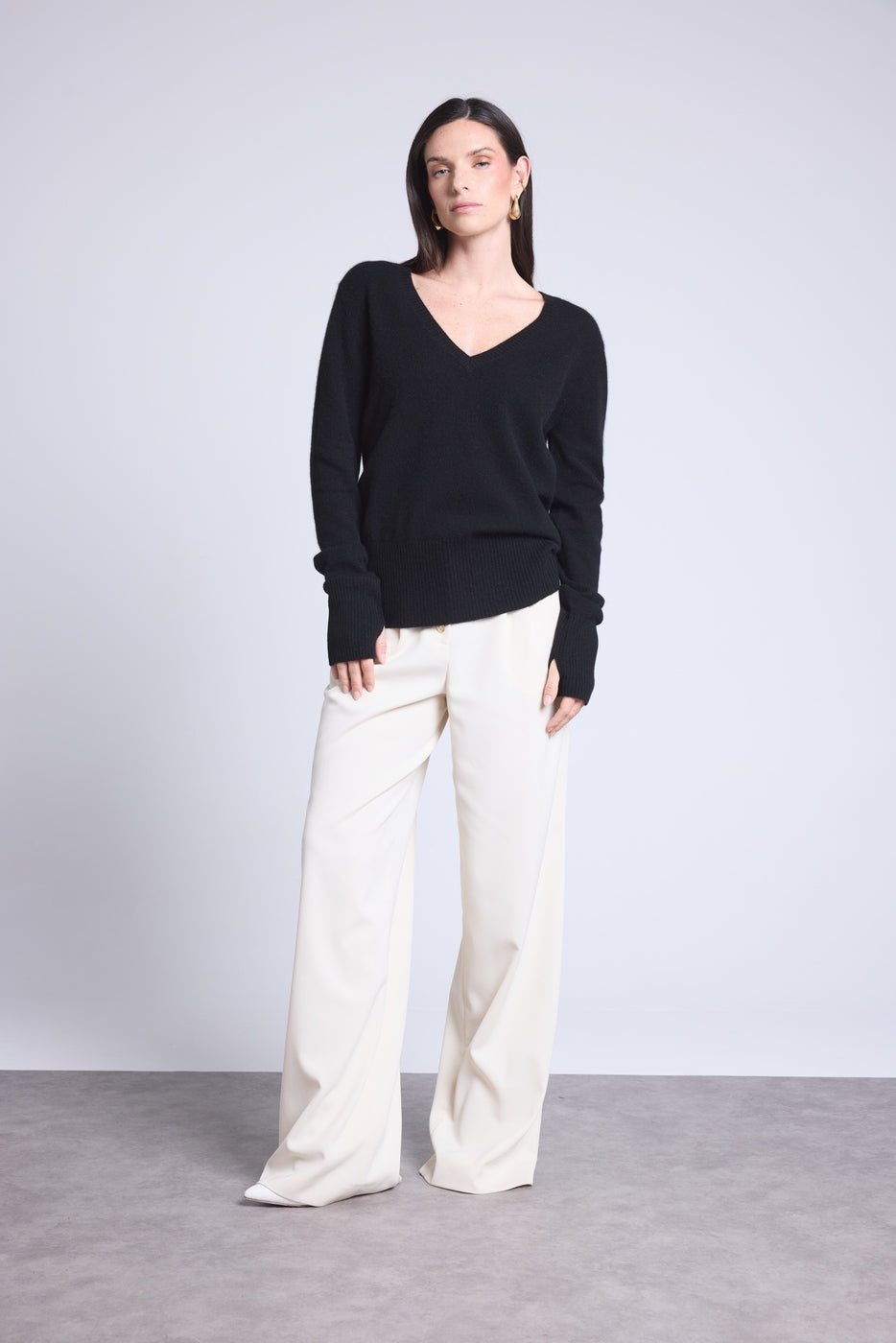 Jersey de mitones Wintour - Negro - Mujer