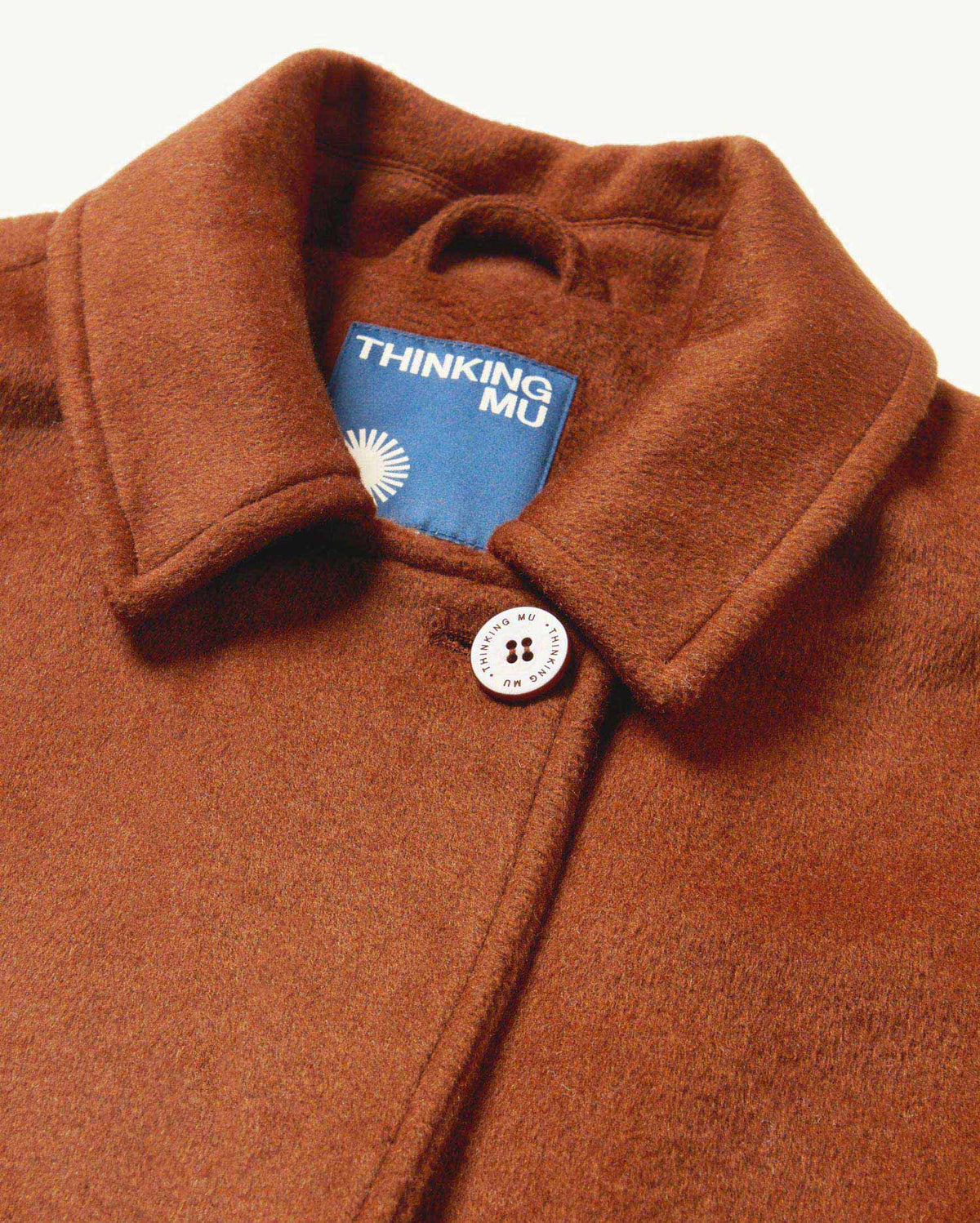 Cappotto marrone lana Rita sostenibile-10
