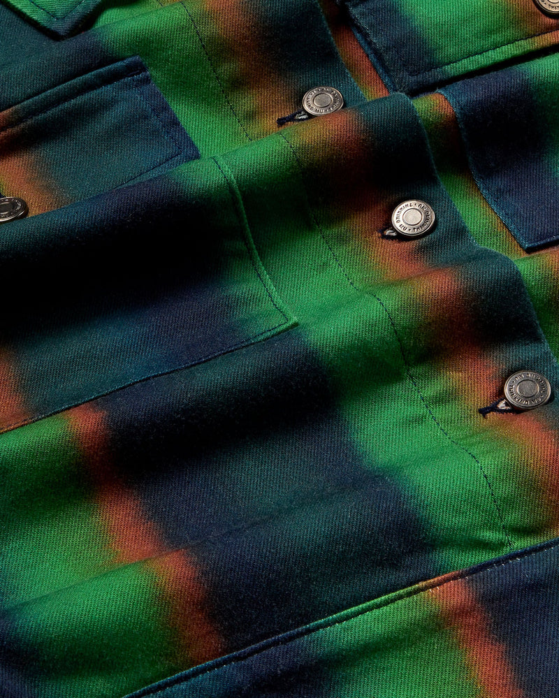 Chaqueta verde swamp Frans sostenible - silueta 2