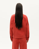 Chaqueta roja pana Frans sostenible-4