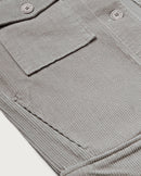 Chaqueta gris pana Frans sostenible - silueta 3