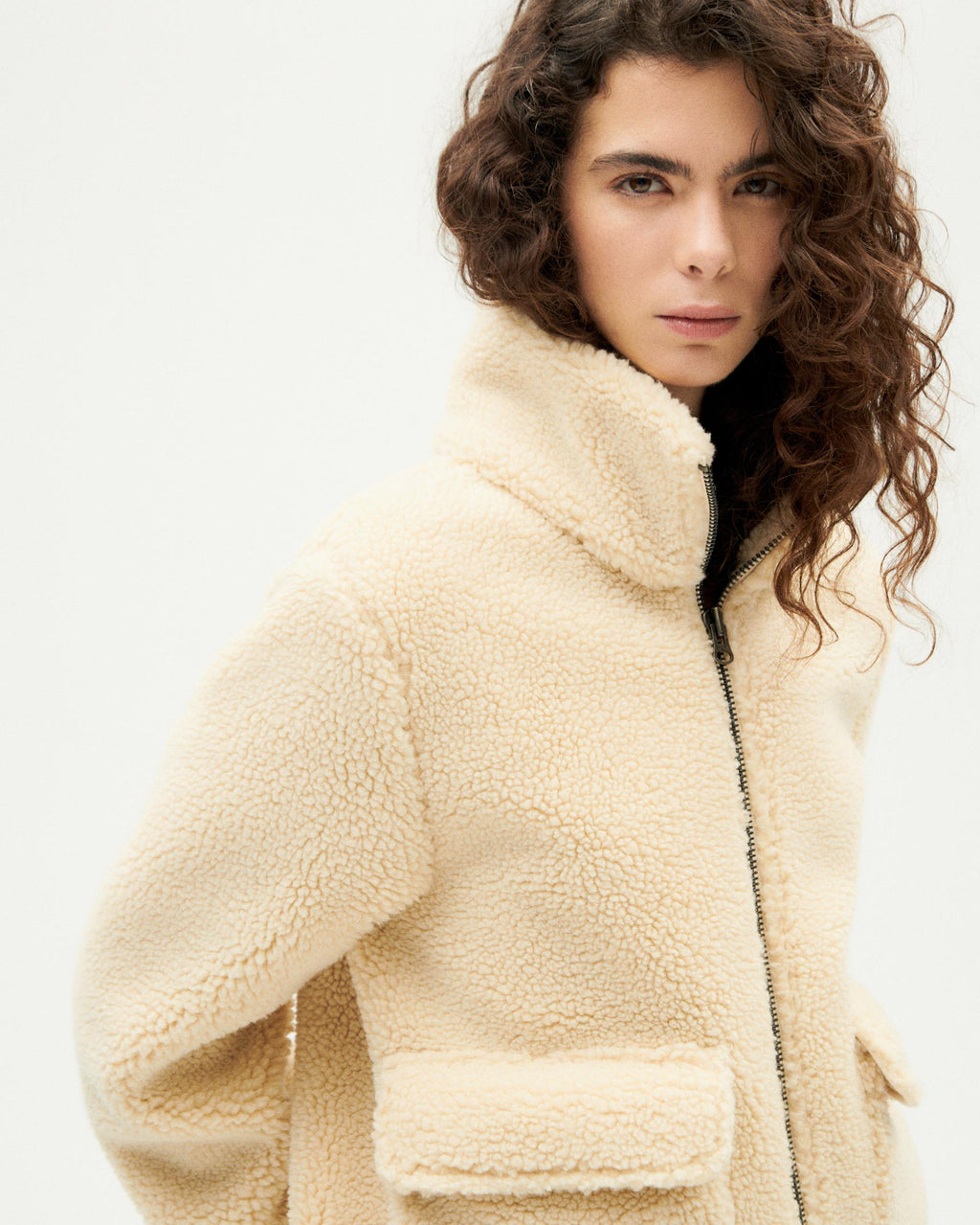 Veste Sherpa Sophie - Écru