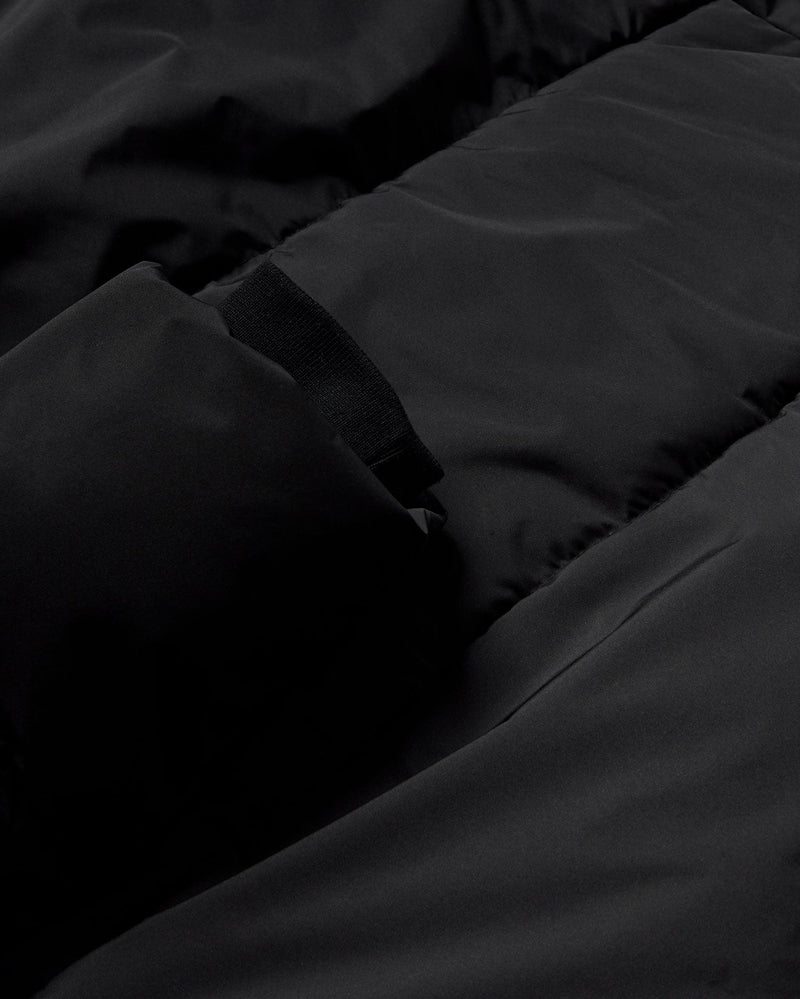 Chaqueta negra Delaunay sostenible - silueta 4