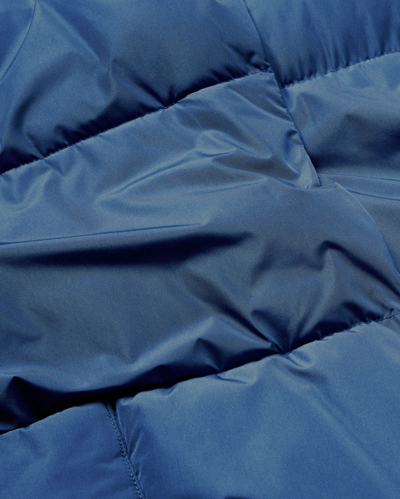 Chaqueta azul Delaunay sostenible - silueta 4