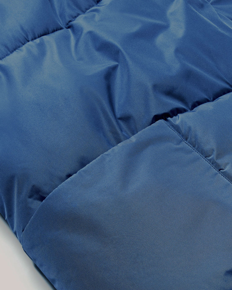 Chaqueta azul Delaunay sostenible - silueta 5