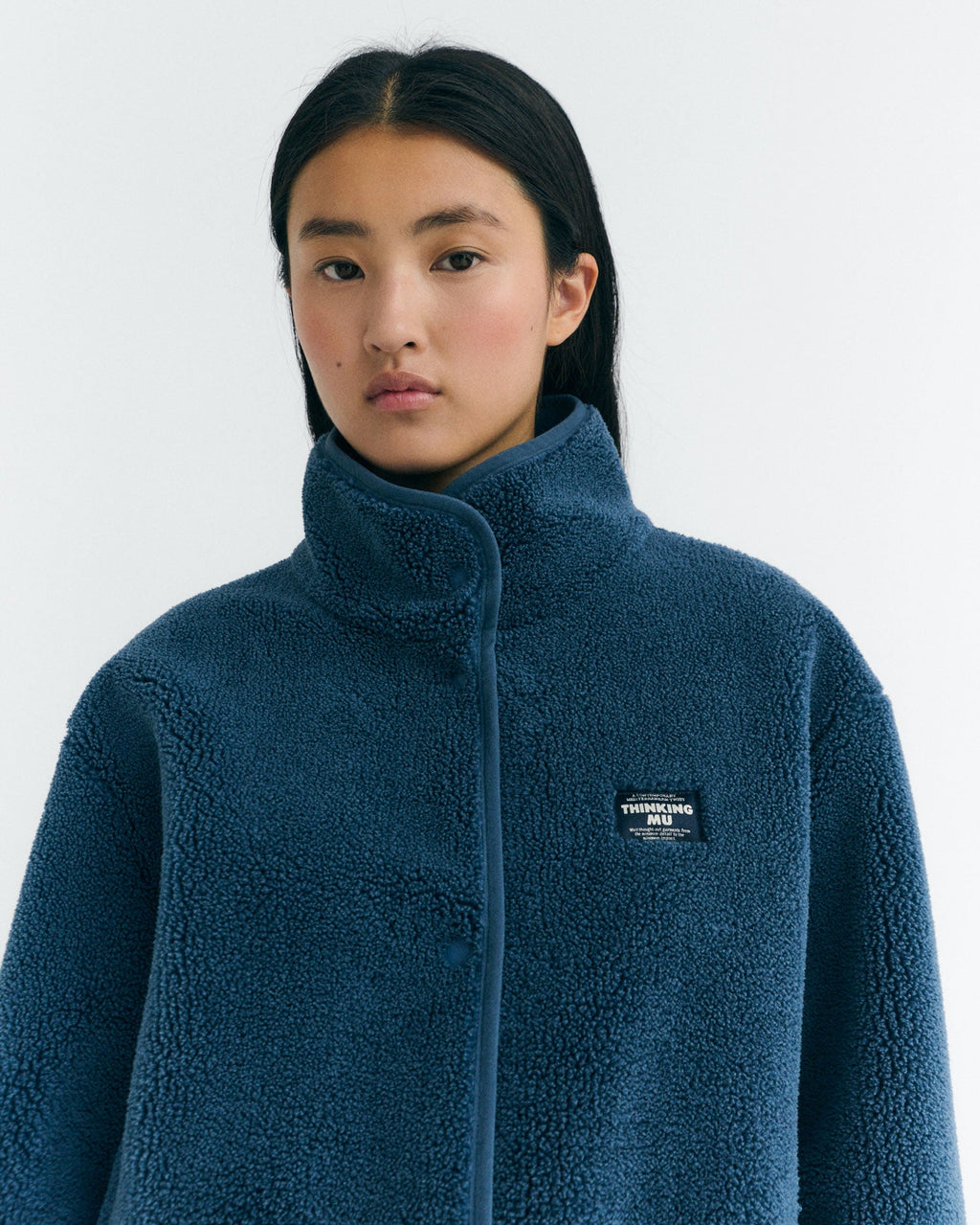 Kourtney Sherpa Jacket - Blue