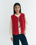 Gilet Sherpa Jay - Rouge