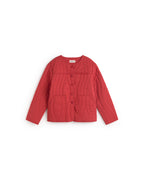 Chaqueta acolchada roja Ayo sostenible silueta - 1