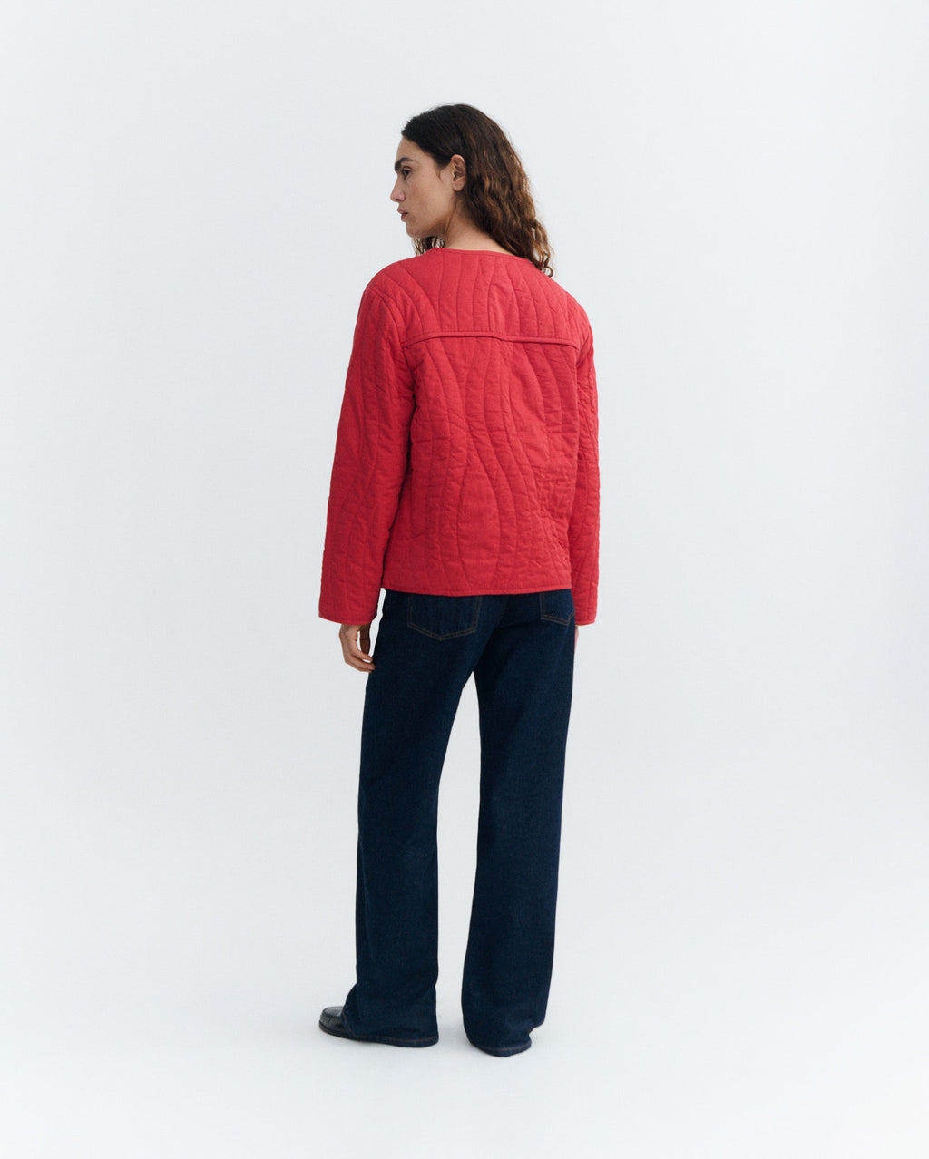 Chaqueta acolchada roja Ayo sostenible - 3