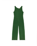 Mono verde cupro Adriana sostenible - silueta 1