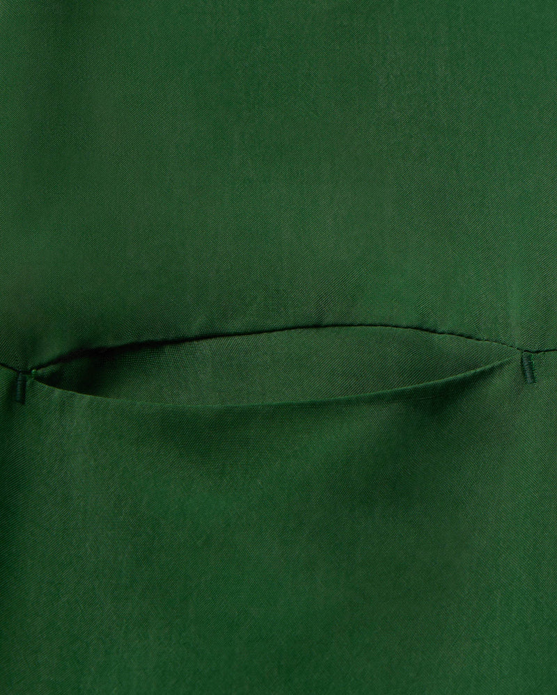 Mono verde cupro Adriana sostenible - silueta 2