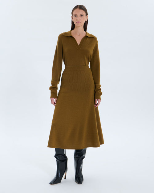 Jupe Justine olive_1