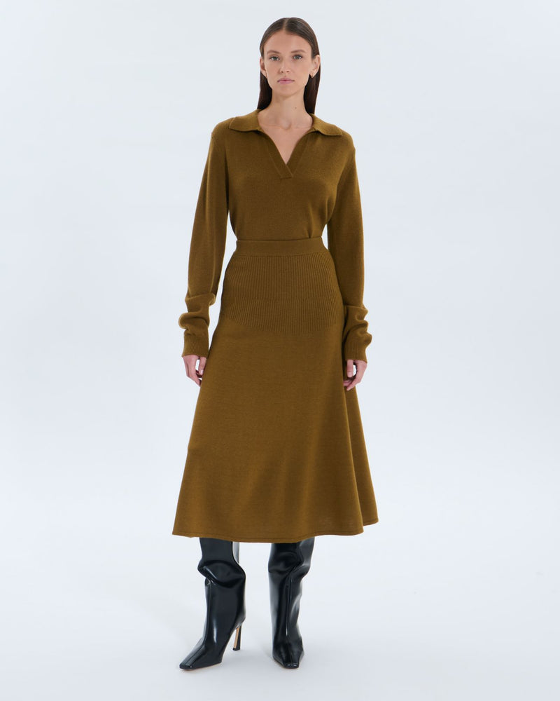 Jupe Justine olive_1